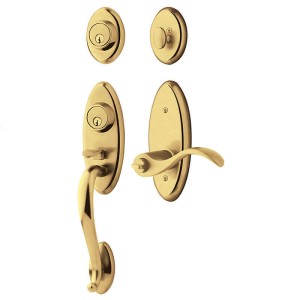 85345 LANDON TWO POINT SINGLE CYLINDER HANDLESET WITH INTERIOR LEVER