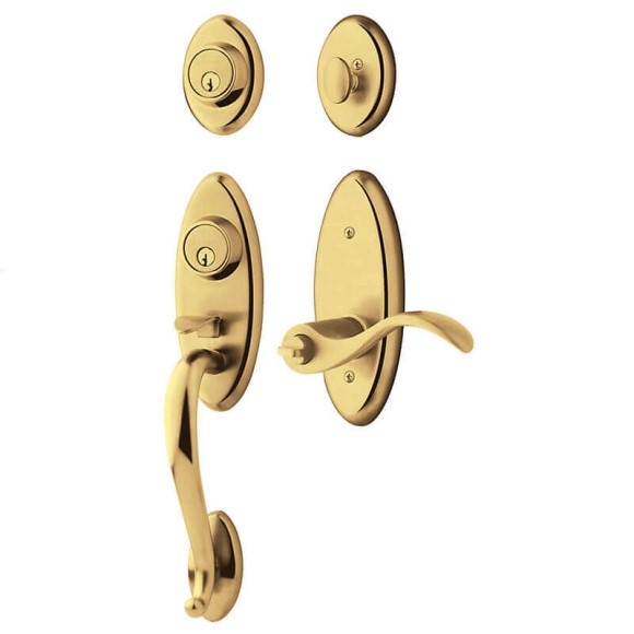 85345 LANDON TWO POINT SINGLE CYLINDER HANDLESET WITH INTERIOR LEVER