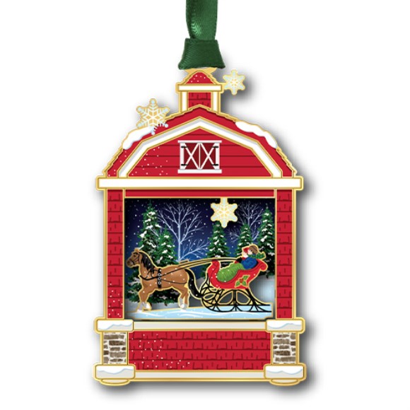 Baldwin 63668 Winterscape Barn (retired)