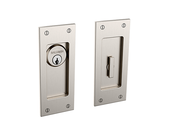 Baldwin PD006.ENTR Santa Monica Small Pocket Door Entrance Set
