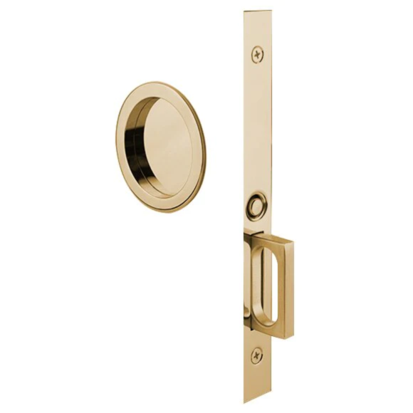 Emtek 2174 Round Passage Pocket Door Mortise Lock
