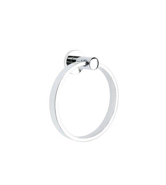 Emtek Modern Brass Towel Ring w/Disk Rosette