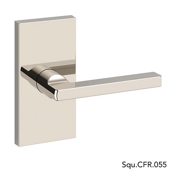 Passage Square Lever with 5" Rose