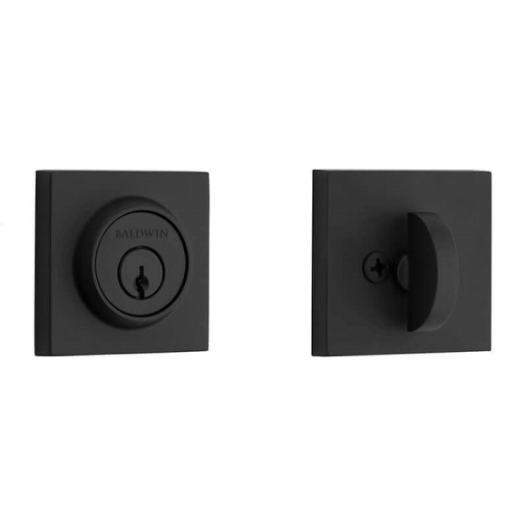 Contemporary Square Deadbolt Single Cylinder 