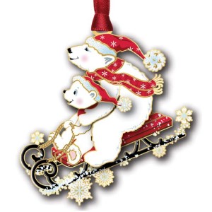 Baldwin 66101 Polar Bears Sledding