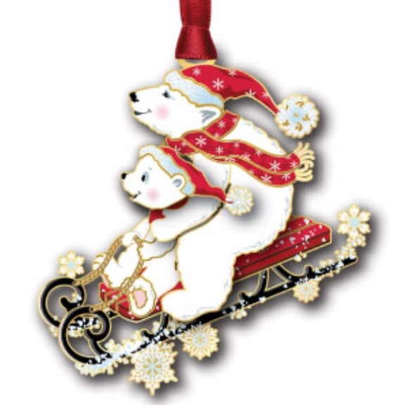 Baldwin 66101 Polar Bears Sledding