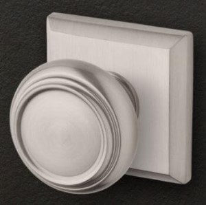 Traditional Knob Half Dummy Set with Traditional Square Rose
