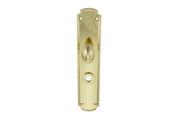 Baldwin 6986 Interior Escutcheon Plate - Cut for Turnpiece
