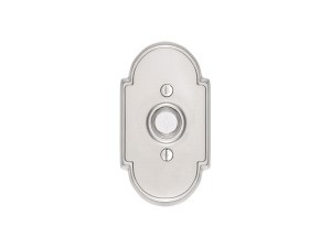 Emtek 2408 Brass Bell Button with #8 Rosette