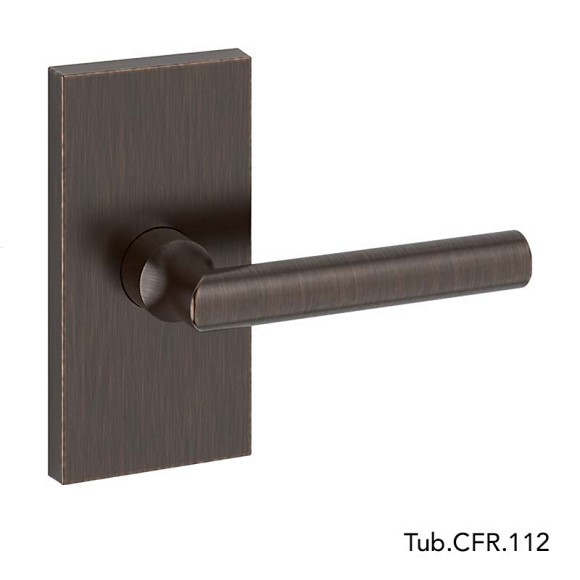 Tube Lever Half Dummy Set with 5" Rose