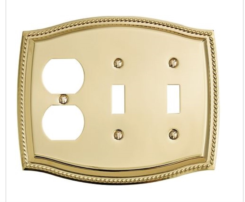 4792 ROPE OUTLET DOUBLE TOGGLE COMBO Buy a 4792 4792 ROPE OUTLET DOUBLE TOGGLE COMBO by SWITCHPLATES online Baldwin Direct
