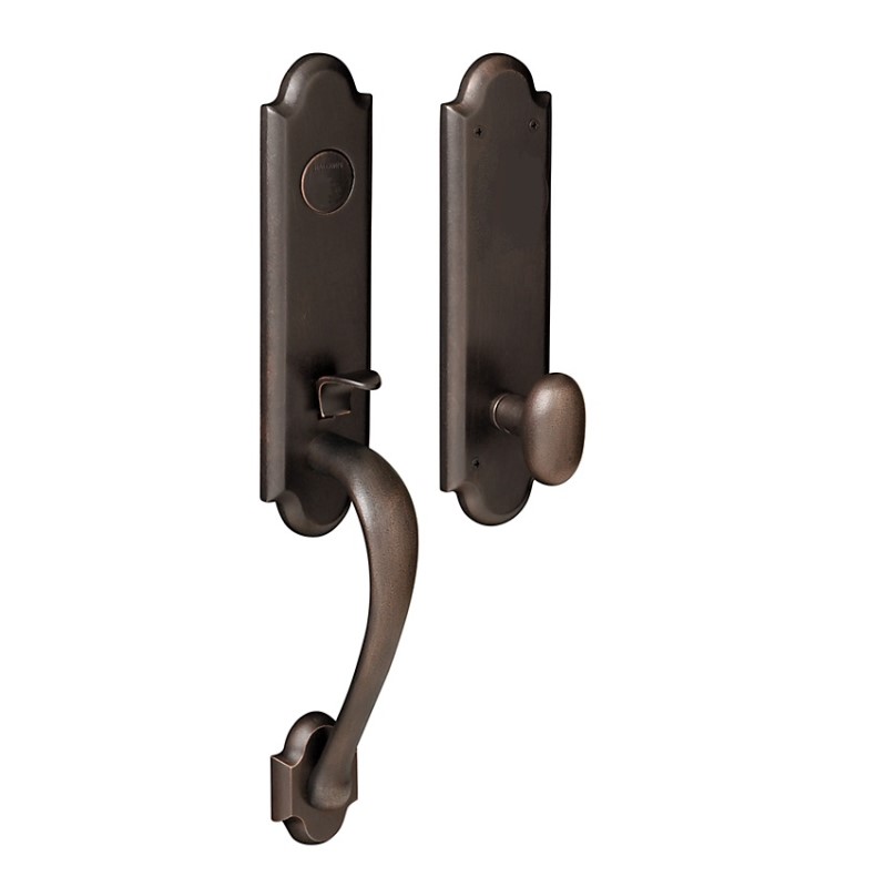 Boulder Venetian Bronze Dummy Door Handleset