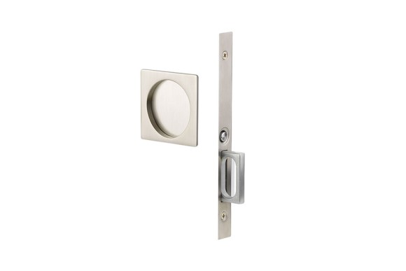 Emtek 2184 Square Passage Pocket Door Mortise Lock