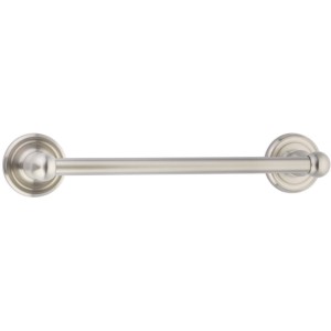 Emtek 18" Traditional Brass Towel Bar w/ Regular Rosette