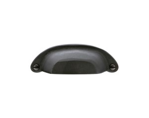 Emtek 86327 4" Sandcast Bronze Ranch Bin Pull