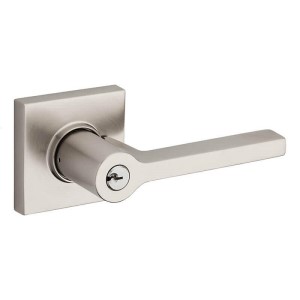 5285 KEYED ENTRY SQUARE LEVER WITH SQUARE ROSE