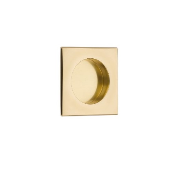 Emtek 2213 Square Brass Flush Pull