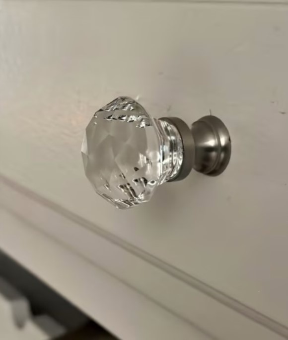 Emtek 86003 1" Diamond Crystal Knob