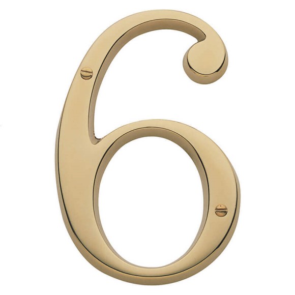5" BALDWIN  "6" HOUSE NUMBER