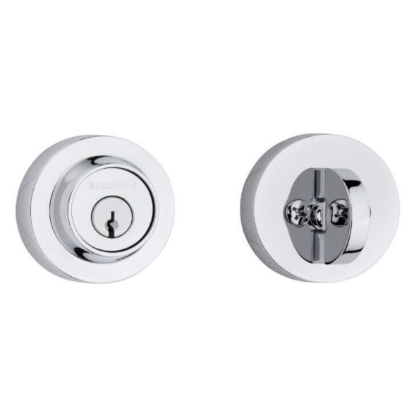 Contemporary Round Deadbolt Single Cylinder 