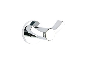 Emtek Modern Brass Double Hook w/Disk Rosette