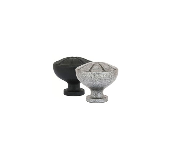 Emtek 76014 1 1/4" Wrought Steel Petal Knob