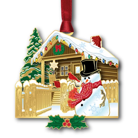 Baldwin 63677 Holiday Log Cabin  (retired)