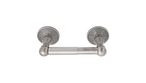 Emtek Traditional Brass Paper Holder - Spring Rod Style w/Lancaster Rosette