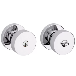 5230 KEYED ENTRY CONTEMPORARY KNOB WITH ROUND ROSE