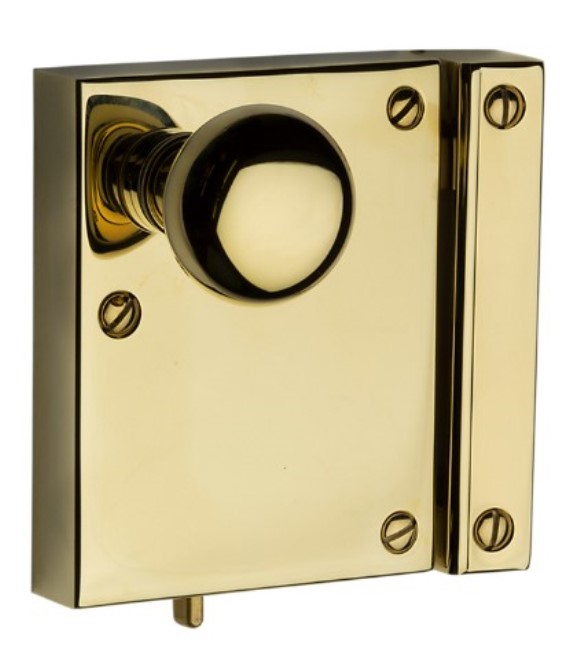 Baldwin 5604 Small Vertical Rim Lock - Keyed Entry