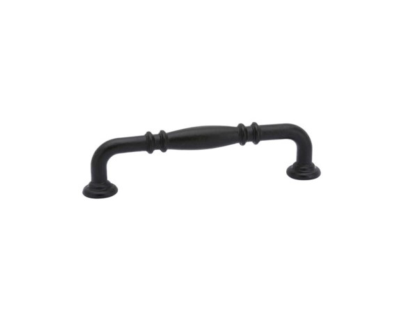 Emtek 86102 4" Tuscany Bronze Ribbed Pull