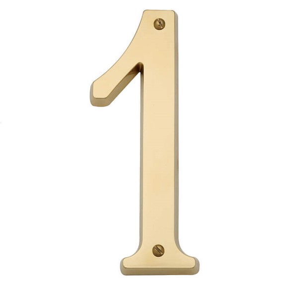 5" BALDWIN  "1" HOUSE NUMBER