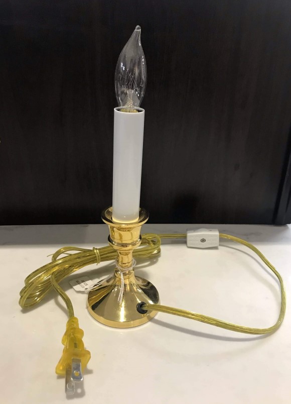 EC17013B Electric 7" Window Candle Lamp