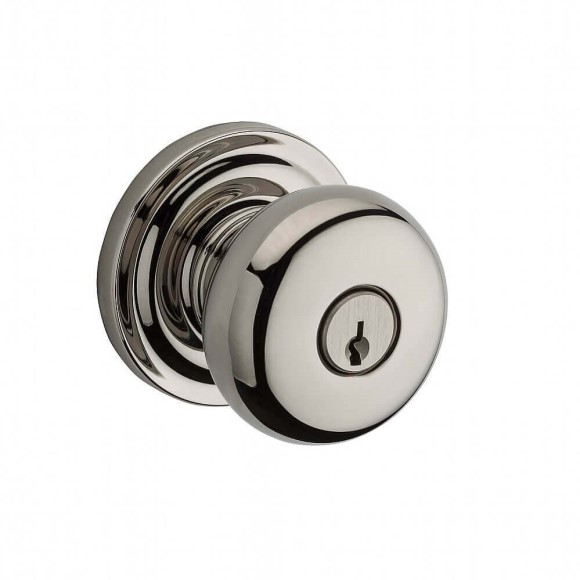 Keyed Entry Round Knob with Traditional Round Rose
