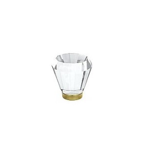 Emtek 86396 1" Brookmont Clear Crystal Knob