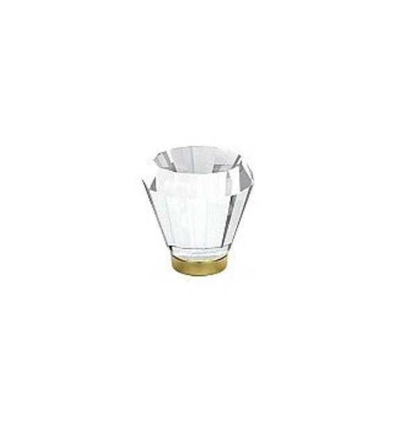 Emtek 86396 1" Brookmont Clear Crystal Knob