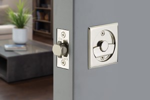 Emtek 2135 Square Privacy Pocket Door Tubular Lock