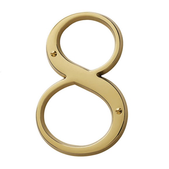 5" BALDWIN  "8" HOUSE NUMBER