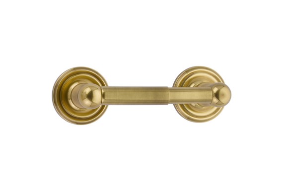 Emtek Traditional Brass Paper Holder - Spring Rod Style w/Regular Rosette