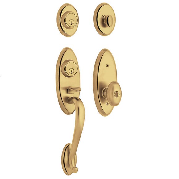 85345 LANDON TWO POINT SINGLE CYLINDER HANDLESET WITH INTERIOR KNOB