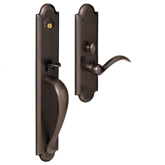  Boulder Full Escutcheon Trim Only Lever Handleset