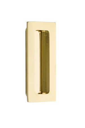 Emtek 220304 4" Modern Rectangular Flush Pull