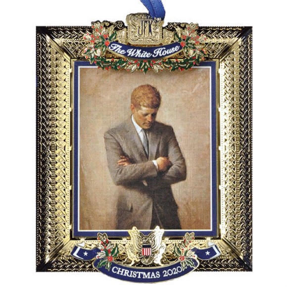 Baldwin 61686 2020 John F Kennedy White House Ornament