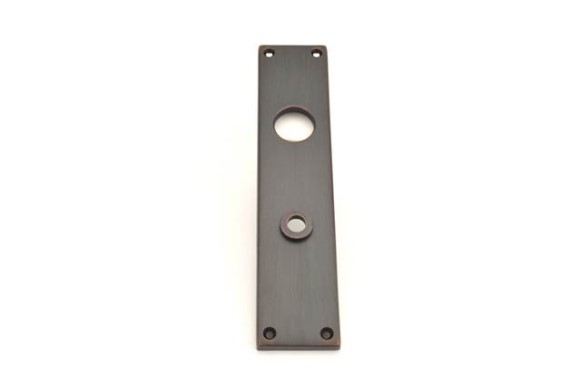Baldwin 6513 Interior Escutcheon Plate - Cut for Cylinder
