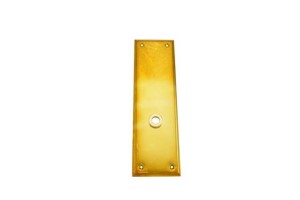Baldwin 6767 Interior Escutcheon Plate - Cut for Knob