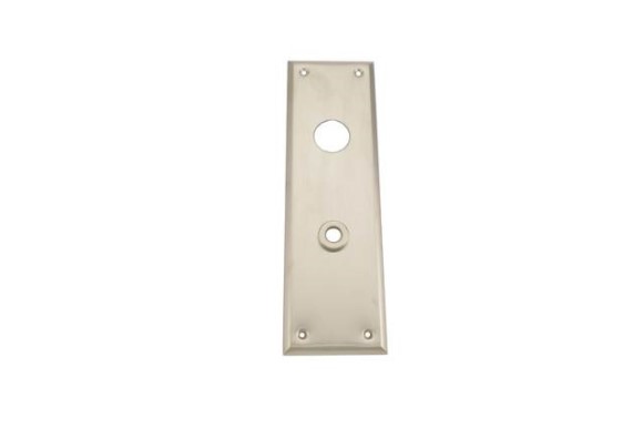 Baldwin 6767 Interior Escutcheon Plate - Cut for Cylinder