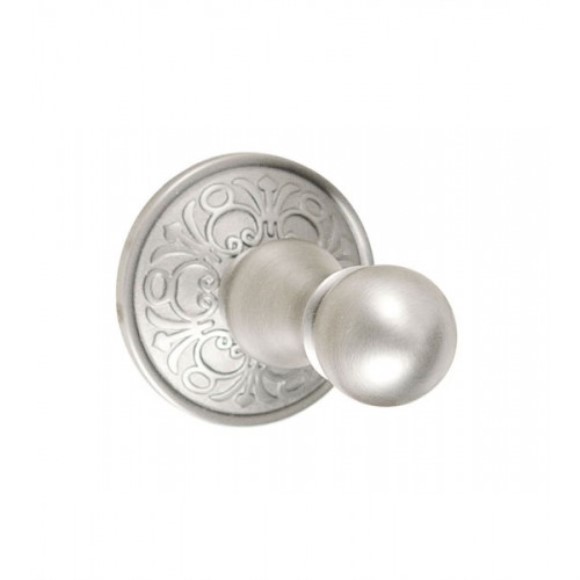 Emtek Traditional Brass Single Hook w/Lancaster Rosette