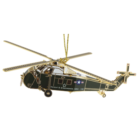 Baldwin 60467 2019 Dwight D Eisenhower Helicopter Ornament