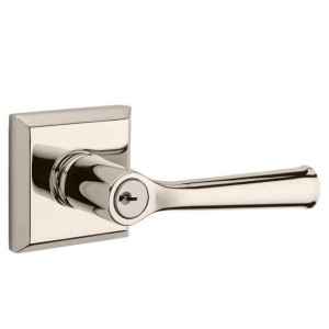 Keyed Entry Federal Lever with Traditional Square Rose