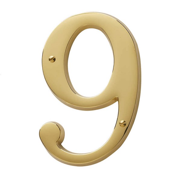 5" BALDWIN  "9" HOUSE NUMBER